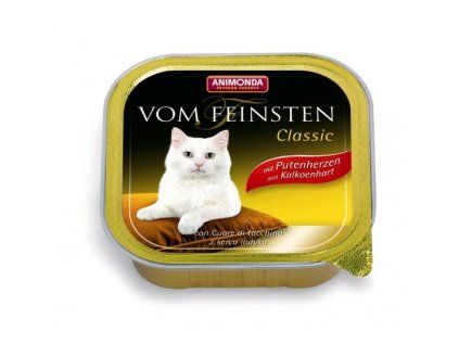 Animonda Vom Feinsten Classic paštika pro kočky krůtí srdíčka 100 g