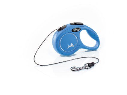 Flexi New Classic XS šňůra 3 m/8 kg modrá