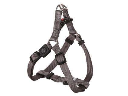 Postroj Gimborn Nylon X 1,5x45-63cm šedivý