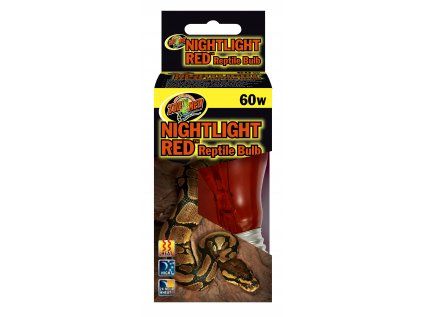 Zoomed žárovka Nightlight Red 60 W