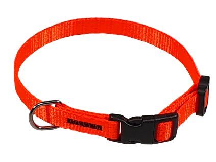 HUHUBAMBOO obojek NEON popruhový 1 x 18-26 cm, oranžový