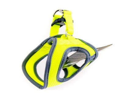Postroj Gimborn Alfresco Mesh L 47-50 cm žlutý