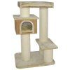 CATGATO škrabadlo Bamboo Residence béžové 126 cm